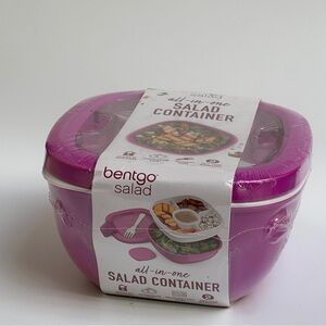 Bentgo All-in-One Salad Container – Purple – 54oz – Brand New